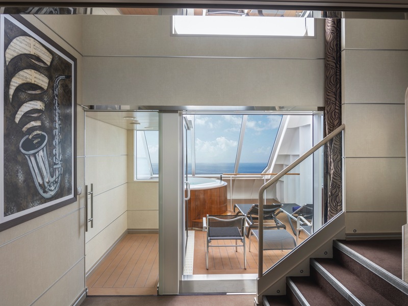 MSC Yacht Club Duplex Suite with Whirlpool